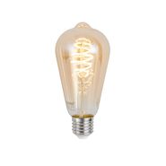 Lámpara-de-pared-inteligente-para-exterior-negra-IP44-con-Wifi-ST64---Capital