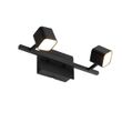 Moderne-loftslampe-sort-inkl.-LED-2-lys---Nola