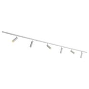 Sistema-di-illuminazione-a-binario-moderno-con-6-faretti-bianco-1-fase---Slimline-Uzzy
