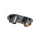 Rounded Recessed Spotlight Gunmetal GU10 35mm Tiltable 2-Light - Installa