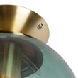 Art-Deco-taklampe-messing-med-grønt-glass---Pallon