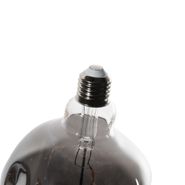 E27-Dimmbare-LED-Glühbirne-Spiralfilament-G125-Spiegel-Silber-4W-75-lm-1800K