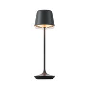 Table-Lamp-Black-Incl.-LED-IP65-Rechargeable-with-Charging-Station---Treble