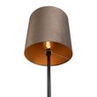 Gulvlampe-sort-med-taupe-og-gull-fløyels-skjerm-40-cm---Simplo