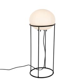 Dizaina āra stāvlampa melna - Jannie