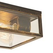 Plafonnier-vintage-or-antique-IP44-2-lumières---Charlois
