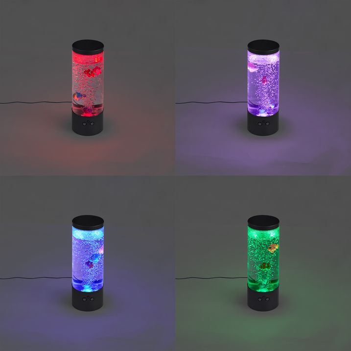 Tub cu bule negru 30cm incl. LED RGB - Sealife