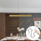 Suspension moderne en laiton avec LED à intensité variable en 3 étapes Easylift - Straight