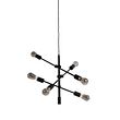 Viedā-industriālā-piekaramā-lampa-melna,-ieskaitot-6-WiFi-ST64---Sydney