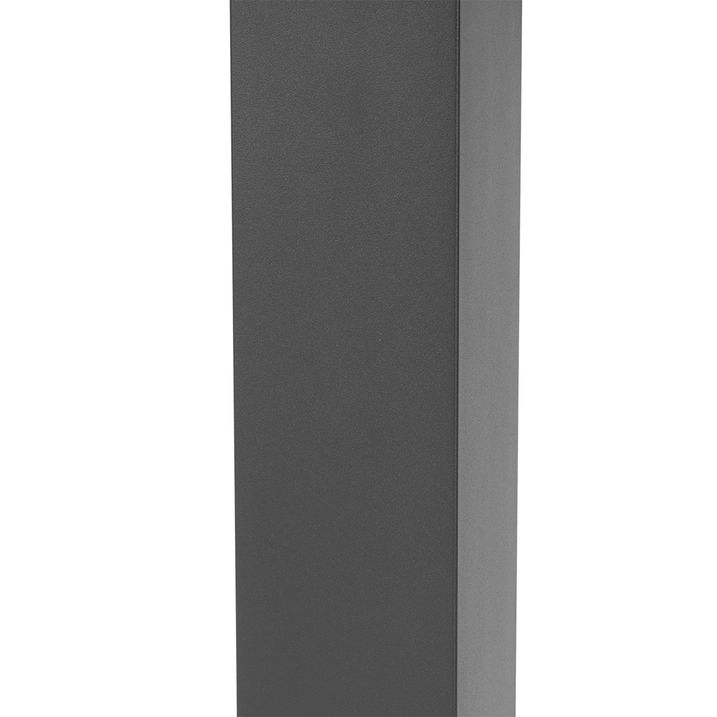 Smarte Aussen-Wegeleuchte Dunkelgrau mit Rauchglas 80 cm inkl. WiFi P45 - Malios