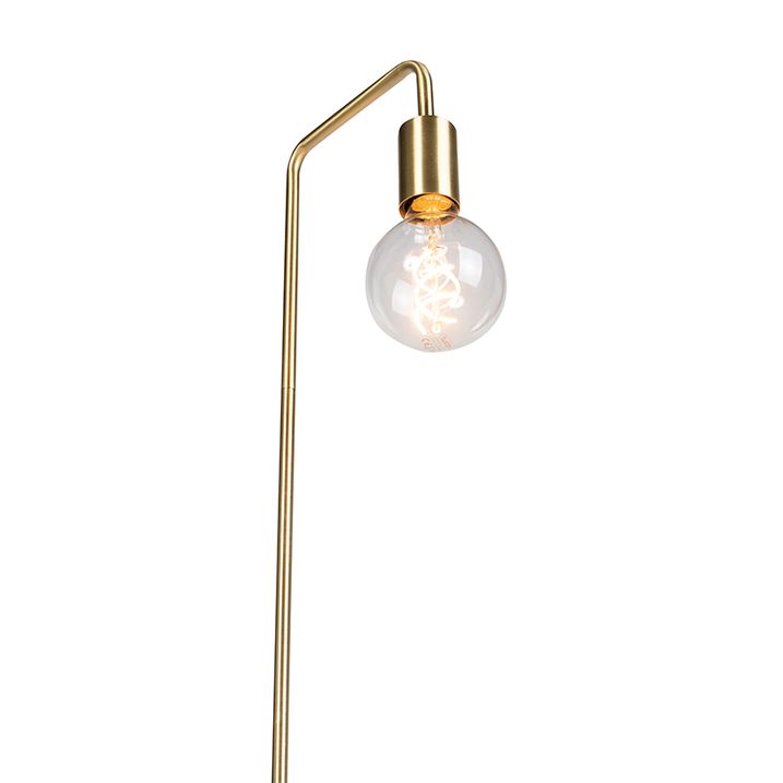 Moderná stojaca lampa mosadz - Facil