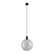 Design-hanglamp-zwart-met-regenboog-glas-35cm---Mallon