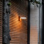 Moderne buiten wandlamp roestbruin incl. LED IP54 - Esmee