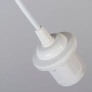 Modern-pendellampa-vit-med-svart-skärm-45-cm---Pendant