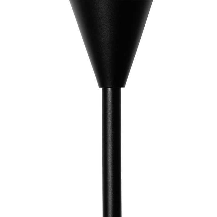 Modern Table Lamp Black with Opal Glass - Drop