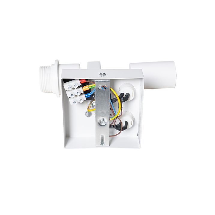 Applique murale moderne blanche avec liseuse - Brescia