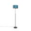 Lampa-stojąca-czarna-z-niebieskim-aksamitnym-abażurem-ze-złotem-35-cm---Parte