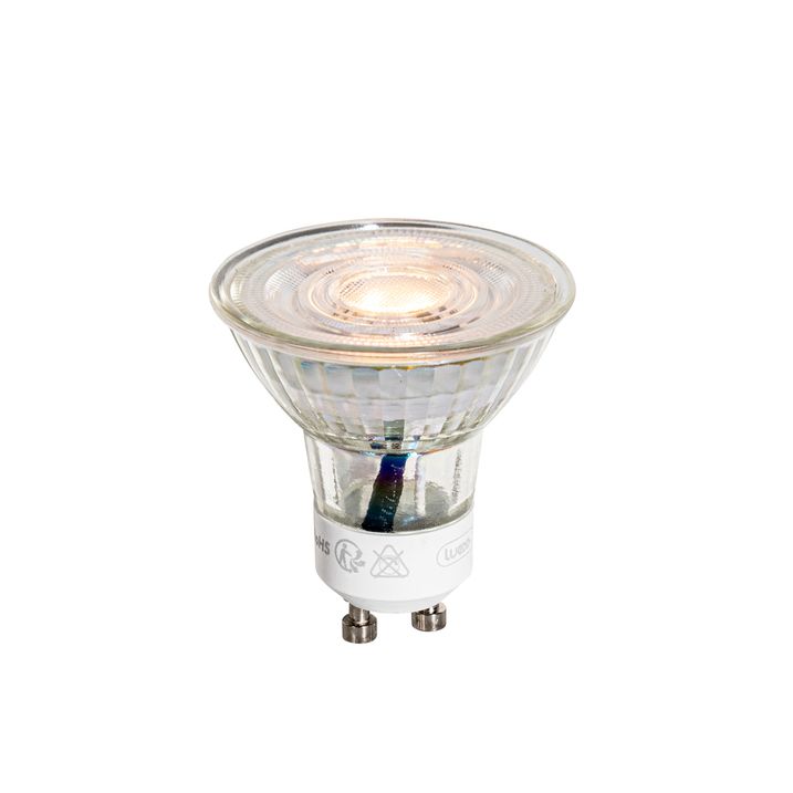 GU10 50mm LED-Lampe klar 3W 200 lm 2200K