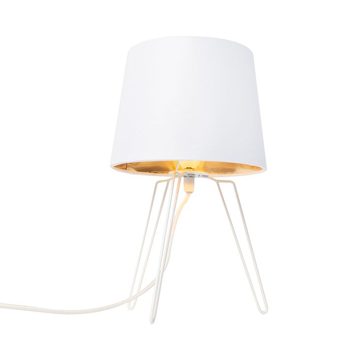 Moderná stolná lampa biela - Lofty