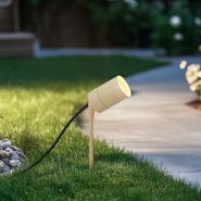 Spydspotlight-beige-GU10-50-mm-justerbar-IP44-inkl.-ledning-og-støpsel---Solo