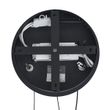 Moderni-riippuvalaisin-musta-59cm-sis.-LED-3-vaihe-himmennettävä---Anello-kattokruunu