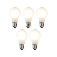 Lot-de-5-ampoules-LED-E27-dimmables-A60-mat-7W-806lm-2700K