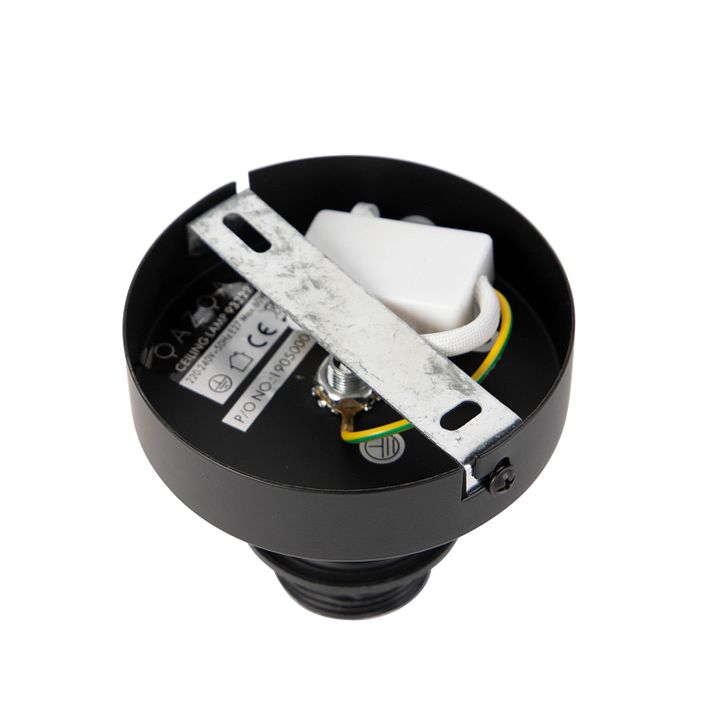 Laelamp matt must valge varjuga 45 cm - Combi