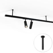 Șină-de-suspensie-neagră-10,6-cm-monofazată---Iconic-Slimline