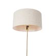Floor-Lamp-Adjustable-Gold-with-Light-Grey-Lampshade-50-cm---Parte