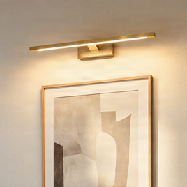 Nástěnné svítidlo mosazné 41,5 cm vč. LED IP44 - Jerre