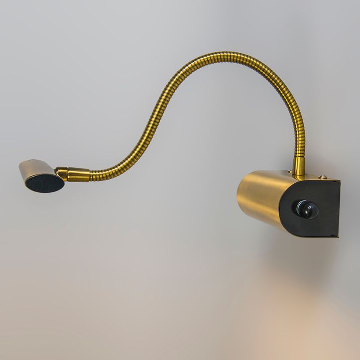 Nástenná lampa v štýle Art Deco matné zlato vrátane LED - Tableau