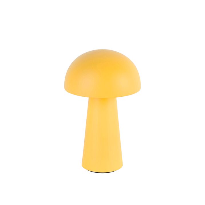 Table Lamp Yellow Incl. LED Rechargeable and 3-Step Touch Dimmer IP44 - Daniel