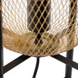 Moderná-stolná-lampa-čierna-so-zlatom---Bliss-Mesh