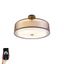 Pametna-stropna-svetilka-rjava-z-belo-50-cm-3-luči-vklj.-3-Wifi-A60---Drum-Duo