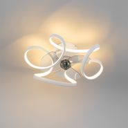 Ventilador-de-techo-blanco-de-55-cm-con-LED-regulable-y-mando-a-distancia---Mandy