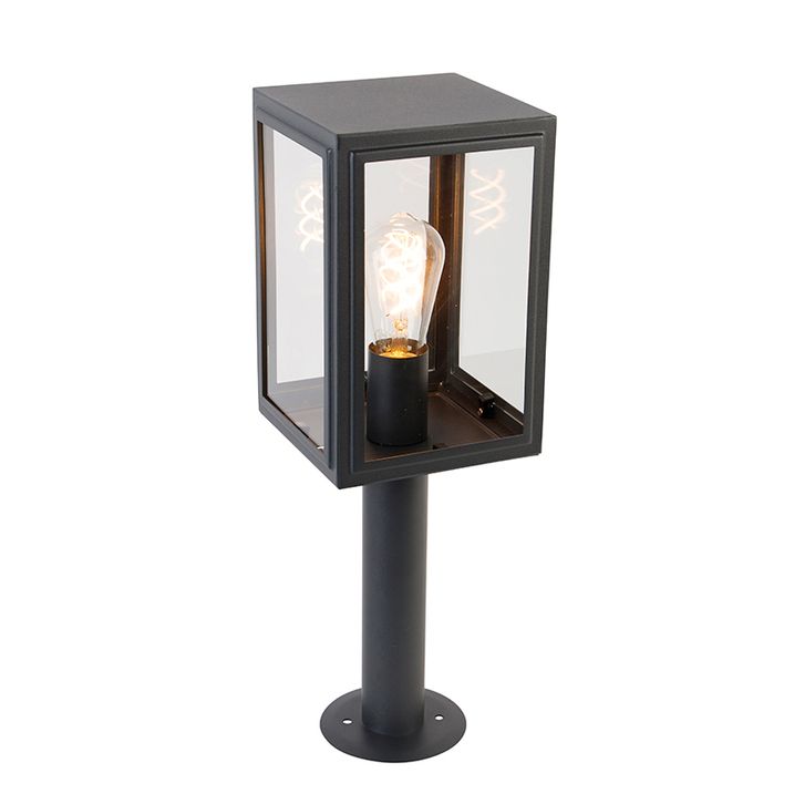 Outdoor Pole Lamp Grey 50 cm IP44 - Sutton