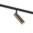 Sistem-de-iluminat-pe-șină-modern-negru-cu-6-spoturi-și-4-lumini-suspendate-bronz-închis-monofazat---Slimline-Uzzy-Loyce