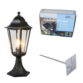 Classic Black Outdoor Lantern Base 48 cm IP44 - New Orleans