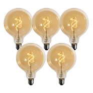 Set-od-5-E27-Zatamnjivih-LED-Sijalica-Spiralni-Filament-Zlatna-G125-4W-270-lm-2200K