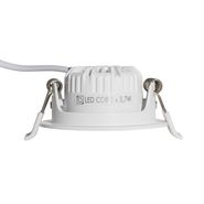Set-de-6-spoturi-încastrate-albe,-înclinabile,-6,5-cm,-cu-LED-inclus,-IP54,-ultra-subțiri---Pupil