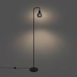 Stojací-lampa-Art-Deco-černá-s-kouřovým-sklem---Vidro