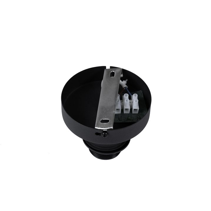Oriental wall lamp black bamboo round - Pua