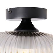 Art-deco-plafondlamp-zwart-met-smoke-glas---Karel