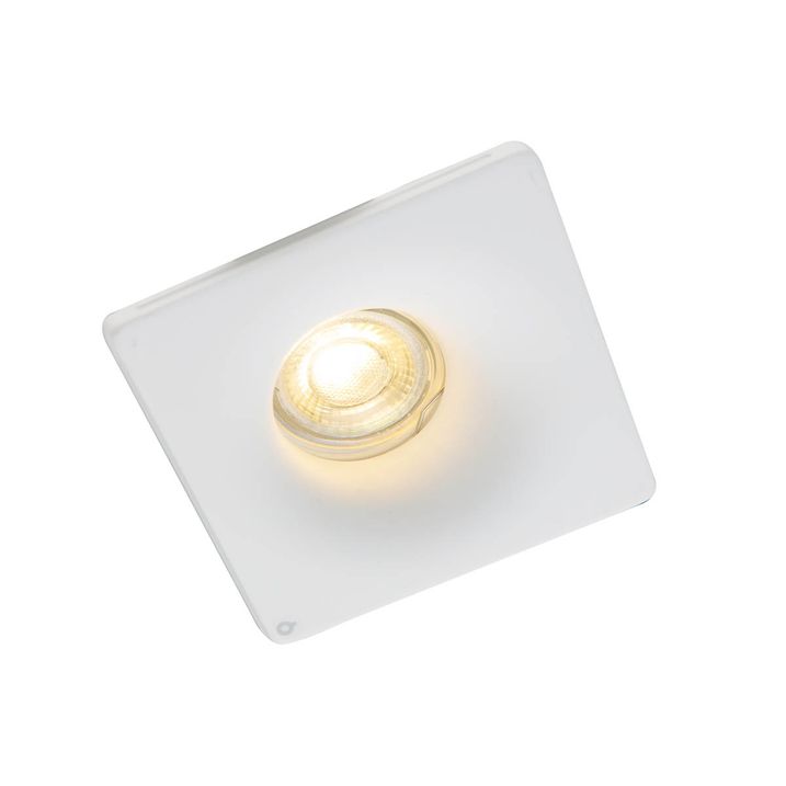 Spot encastré blanc rond 12 cm - Gypsy Stucco