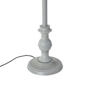 Floor-Lamp-Black-with-Floral-Shade-and-White-Interior-45cm---Classico