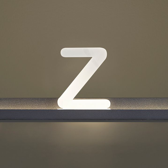 Plastično slovo Z za zidnu lampu Letterbox