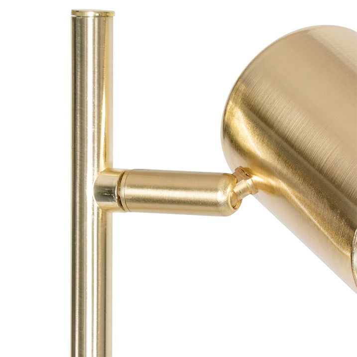 Moderne gulvlampe messing 3-lys - Jeana