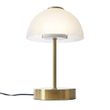 Design-pöytävalaisin-kulta-opaalilasilla-sis.-LED-himmennettävä---Joya