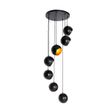 Hanglamp-zwart-met-gouden-binnenkant-7-lichts---Crooked-Cluster
