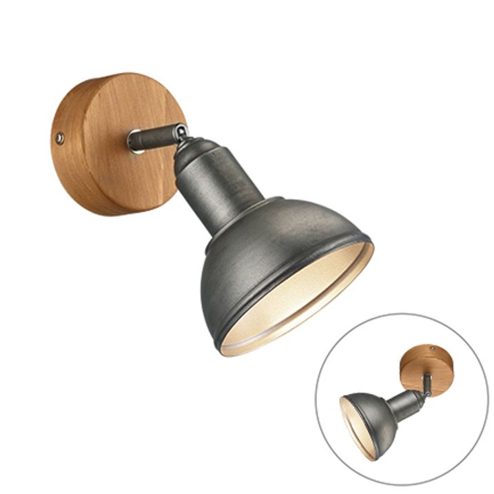 Průmyslová nástěnná lampa ocel - Arti